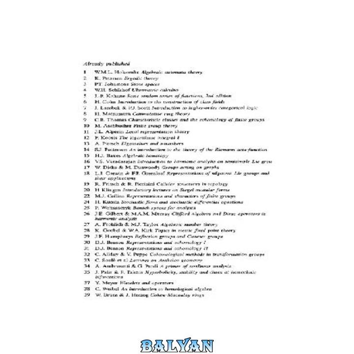 دانلود کتاب Representation theory of Artin algebras